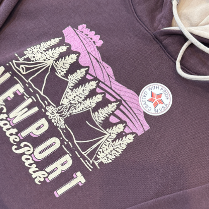 Newport Tents Aubergine Hoodie