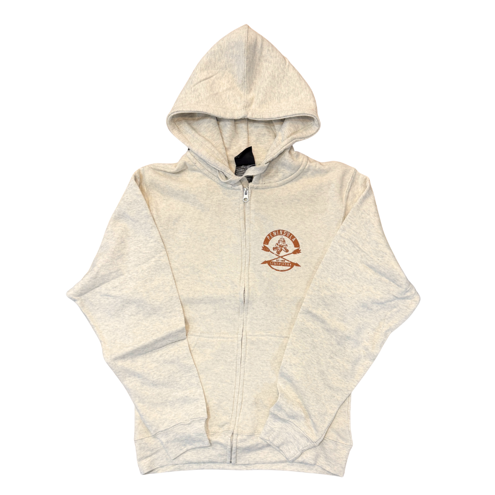 PSP Camp Arrows Oatmeal Zip Hoodie