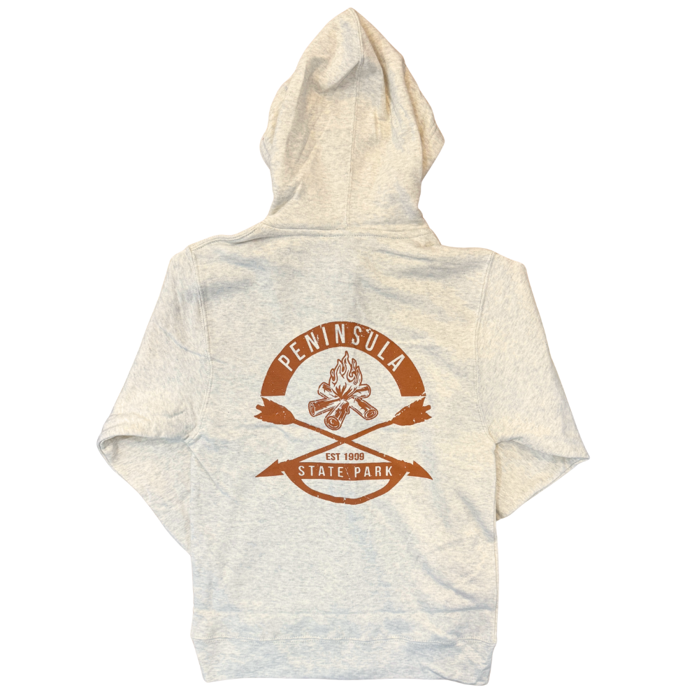 PSP Camp Arrows Oatmeal Zip Hoodie