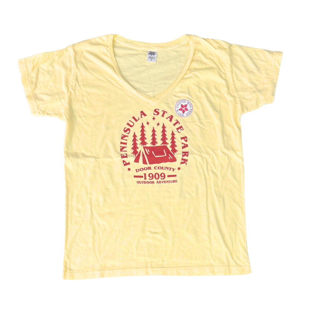 PSP Outdoor Adventure Butter V-neck Tee