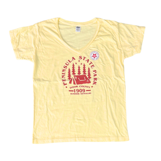 PSP Outdoor Adventure Butter V-neck Tee
