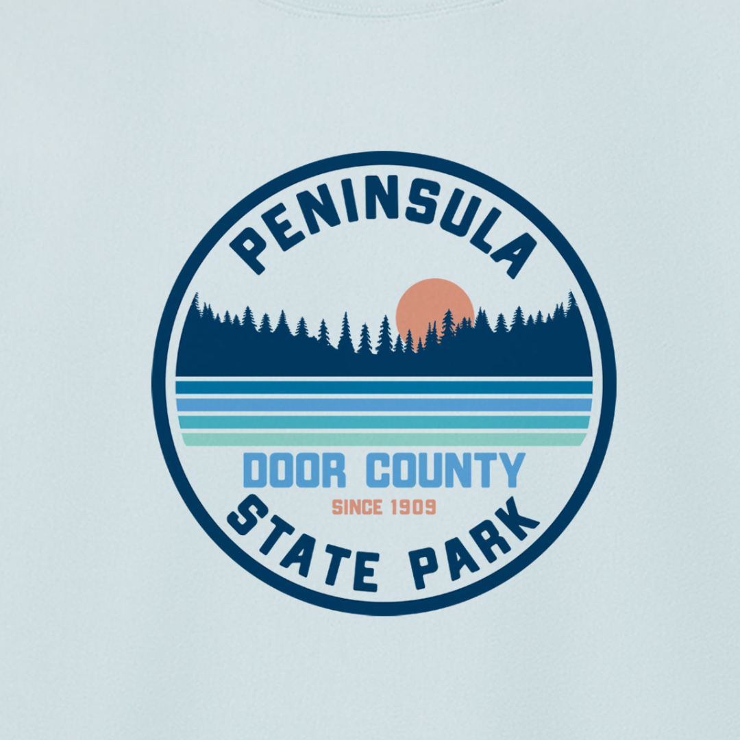 Peninsula Door County Since 1909 State Park Arctic Blue Crew