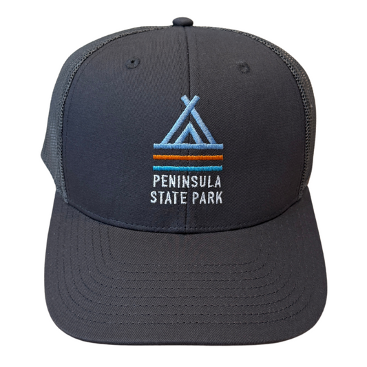 Peninsula State Park Teepee Hat Charcoal