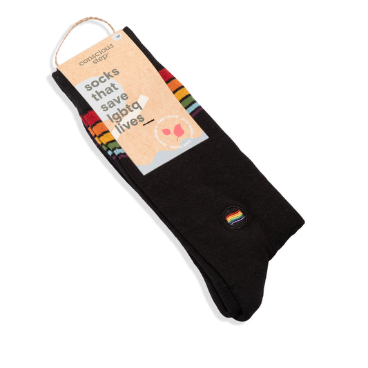 Socks that Save LGBTQ Lives Stripes