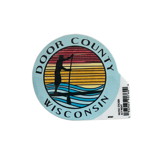 Vinyl Sticker Door County Act Right