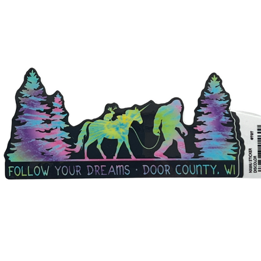 Sticker Door County Discolor