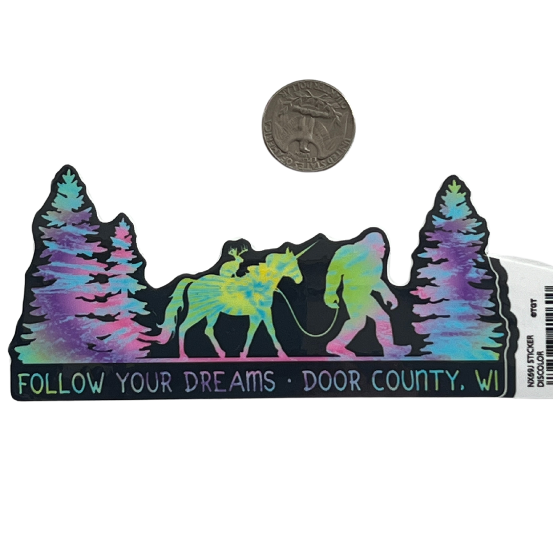 Sticker Door County Discolor