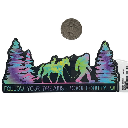 Sticker Door County Discolor