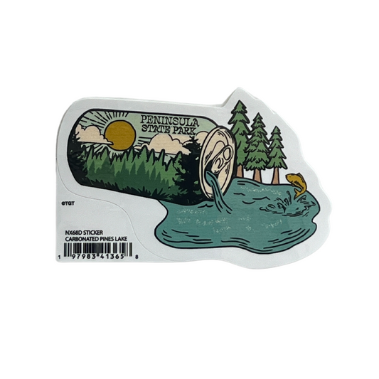 Sticker Peninsula State Park Carbonated Pines Lake
