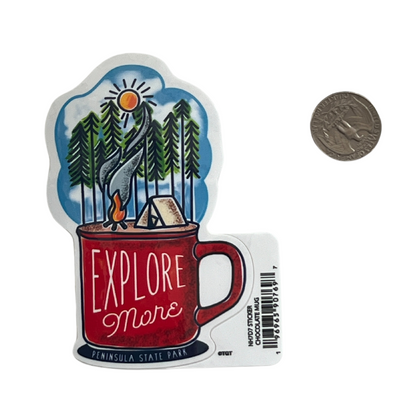 Sticker Peninsula State Park Chocolate Mug