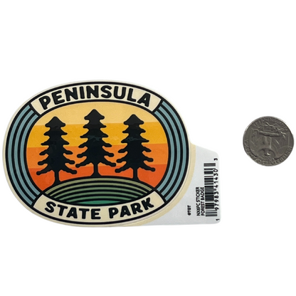Sticker Peninsula State Park Forest Badge