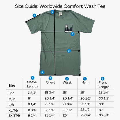 Frame Pine Door County Short Sleeve Tee Cypress Green